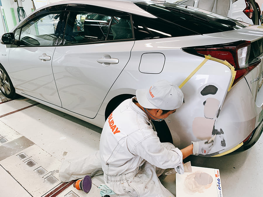 施工過程の画像